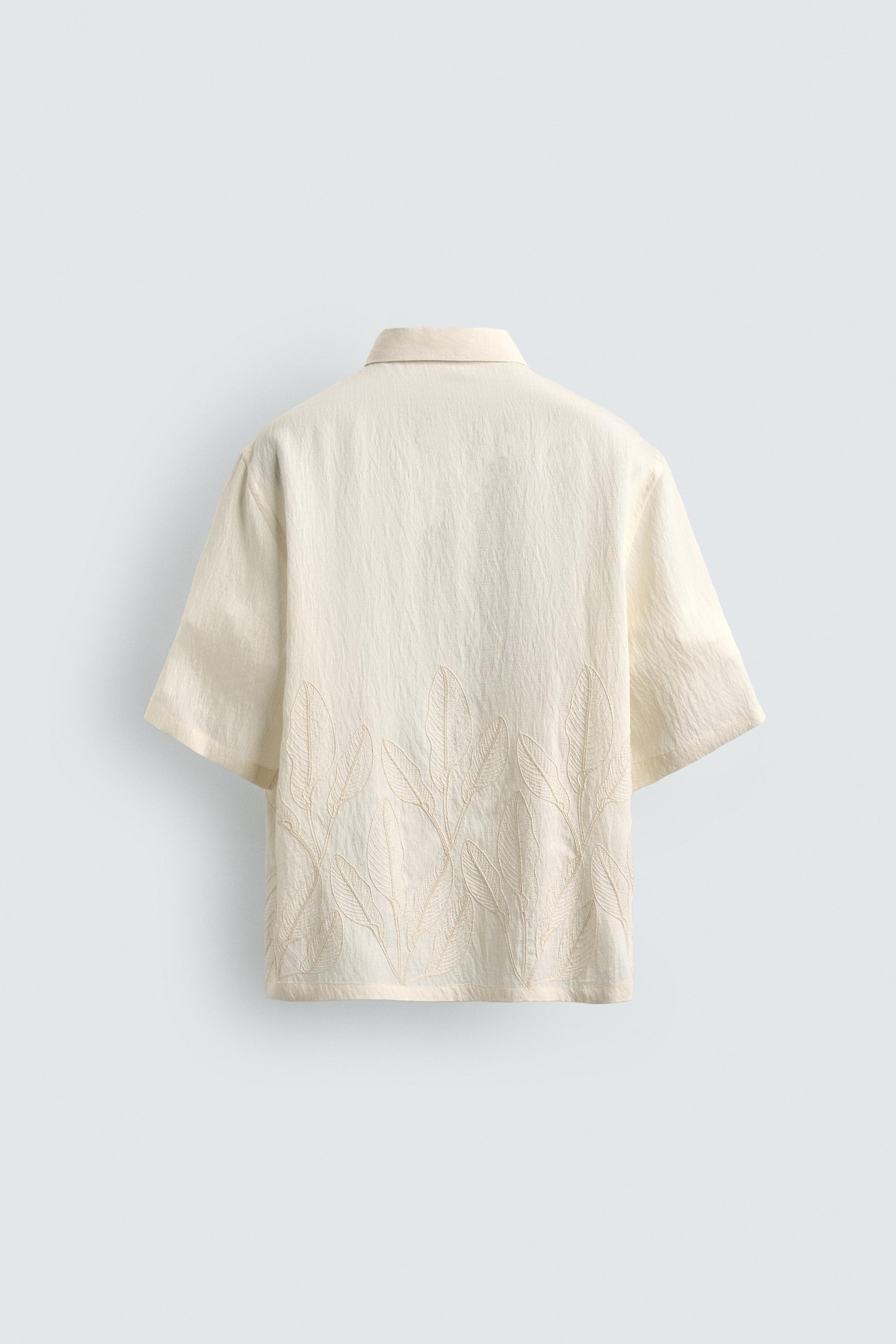 CHEMISE BRODERIE FLORALE